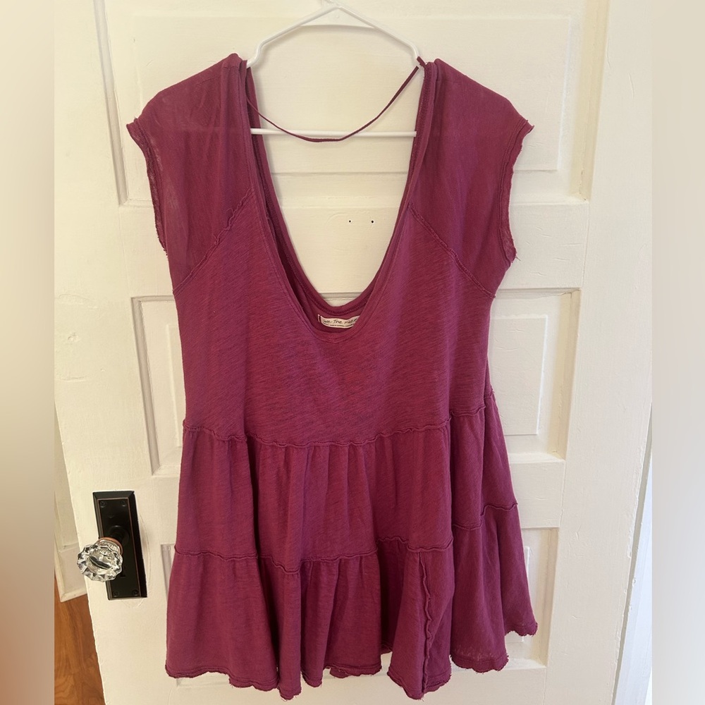 We The Free Berry Tunic Top
